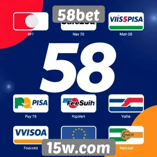 Métodos de pagamento aceitos no 58bet explicados